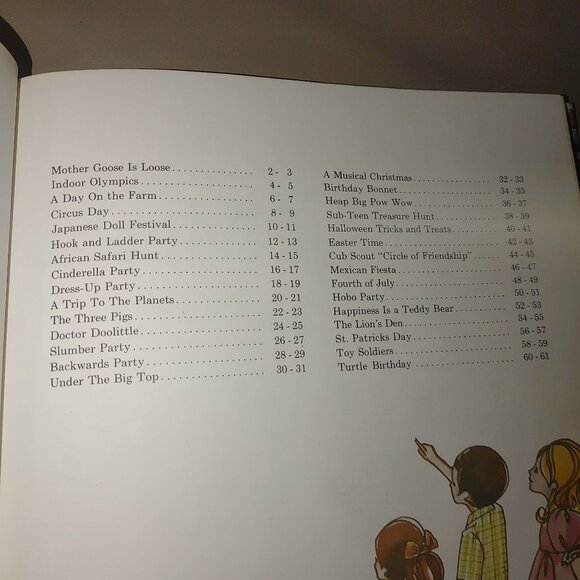 Vintage 1969 Whitman Come To My Birthday Party Book Donkey Party Game - Picture 4 of 16